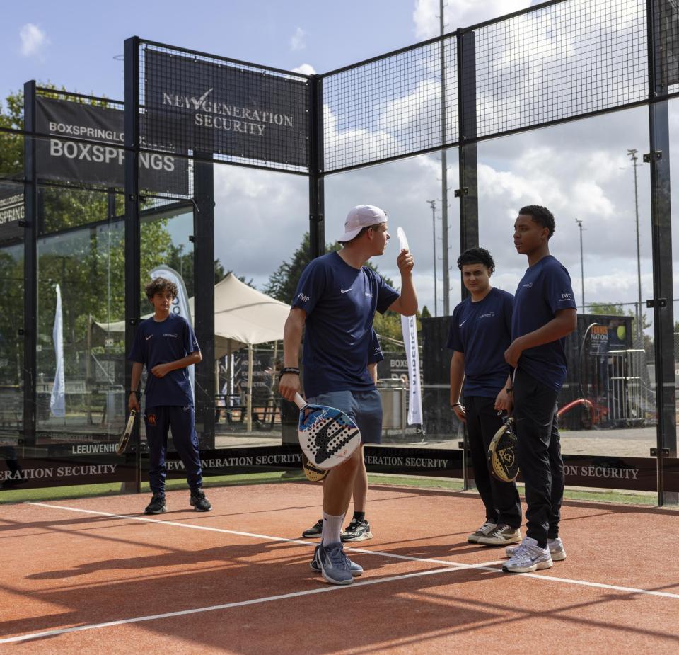 Het eigen padelconcept van Laureus